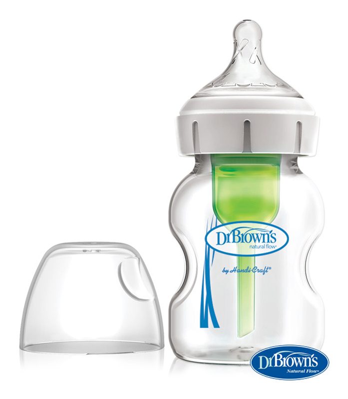 DR.BROWN'S Fľaša antikolik Options+ široké hrdlo 150 ml sklo – Obrázok 2