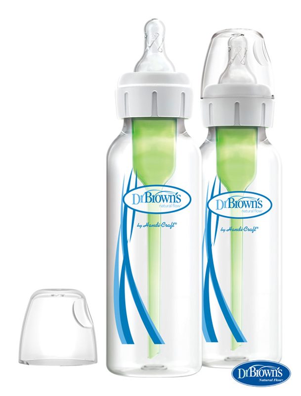 DR.BROWN'S Fľaša antikolik Options+ úzka 2x250 ml plast – Obrázok 2