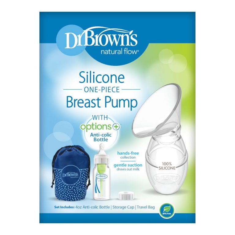 DR.BROWN'S Set Zberač materského mlieka + Hryzačka Flexees Friends chobotnica – Obrázok 7