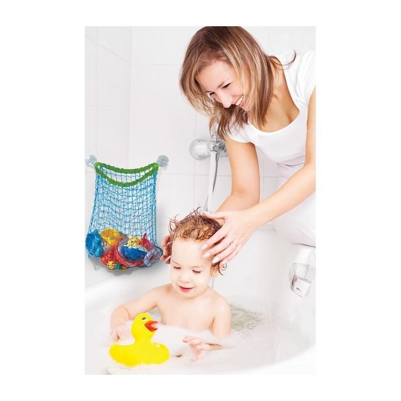 DREAMBABY Sieťka na hračky do vody modro/zelená – Obrázok 4