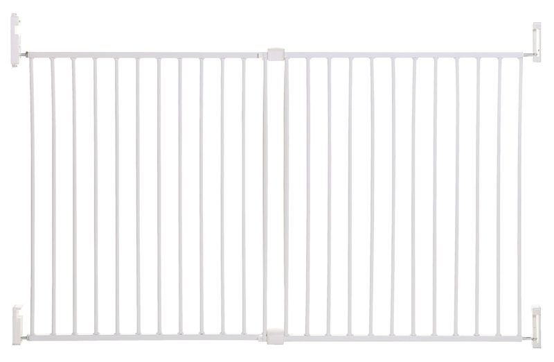 DREAMBABY Zábrana bezpečnostná Broadway 2-panelová extra široká 76-134,5 cm biela