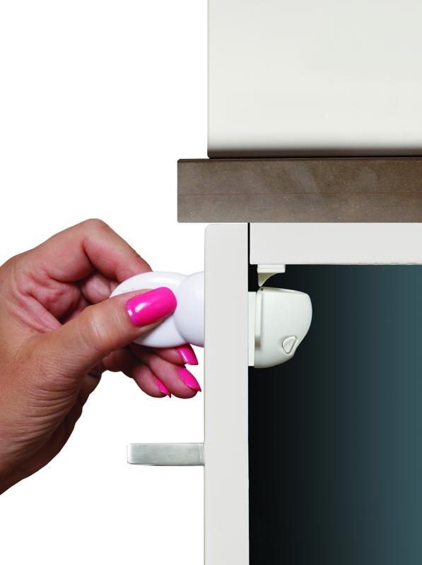 DREAMBABY Zámky magnetické 2 kusy + magnetický kľúč – Obrázok 6