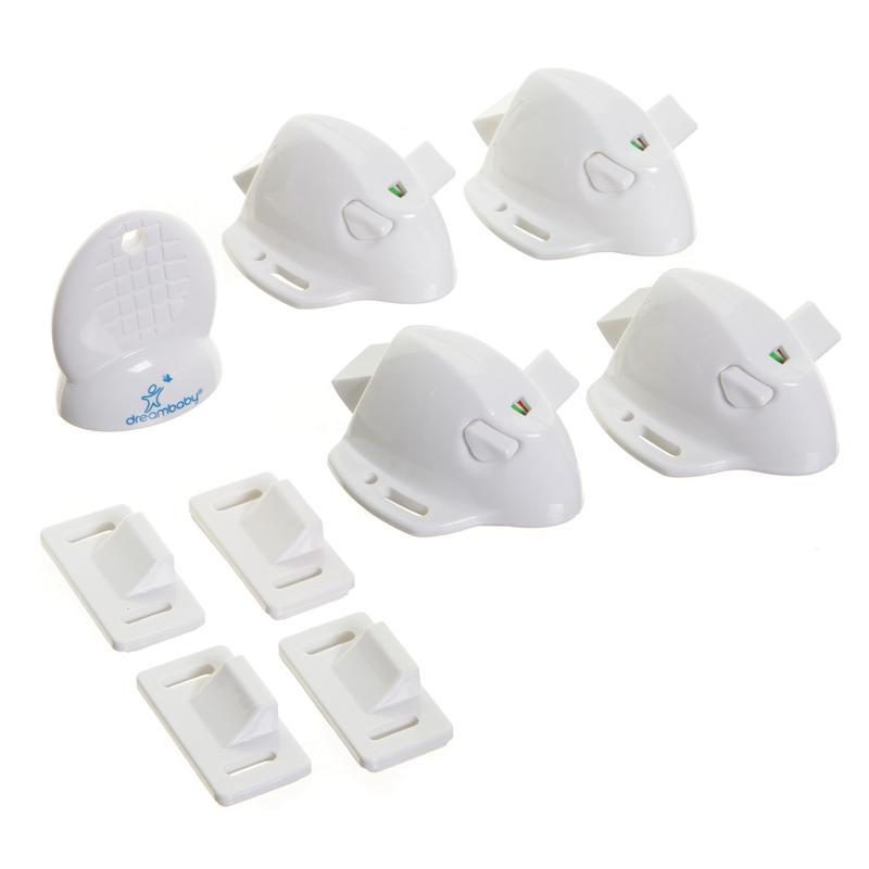 DREAMBABY Zámky magnetické 4 kusy + magnetický kľúč – Obrázok 2
