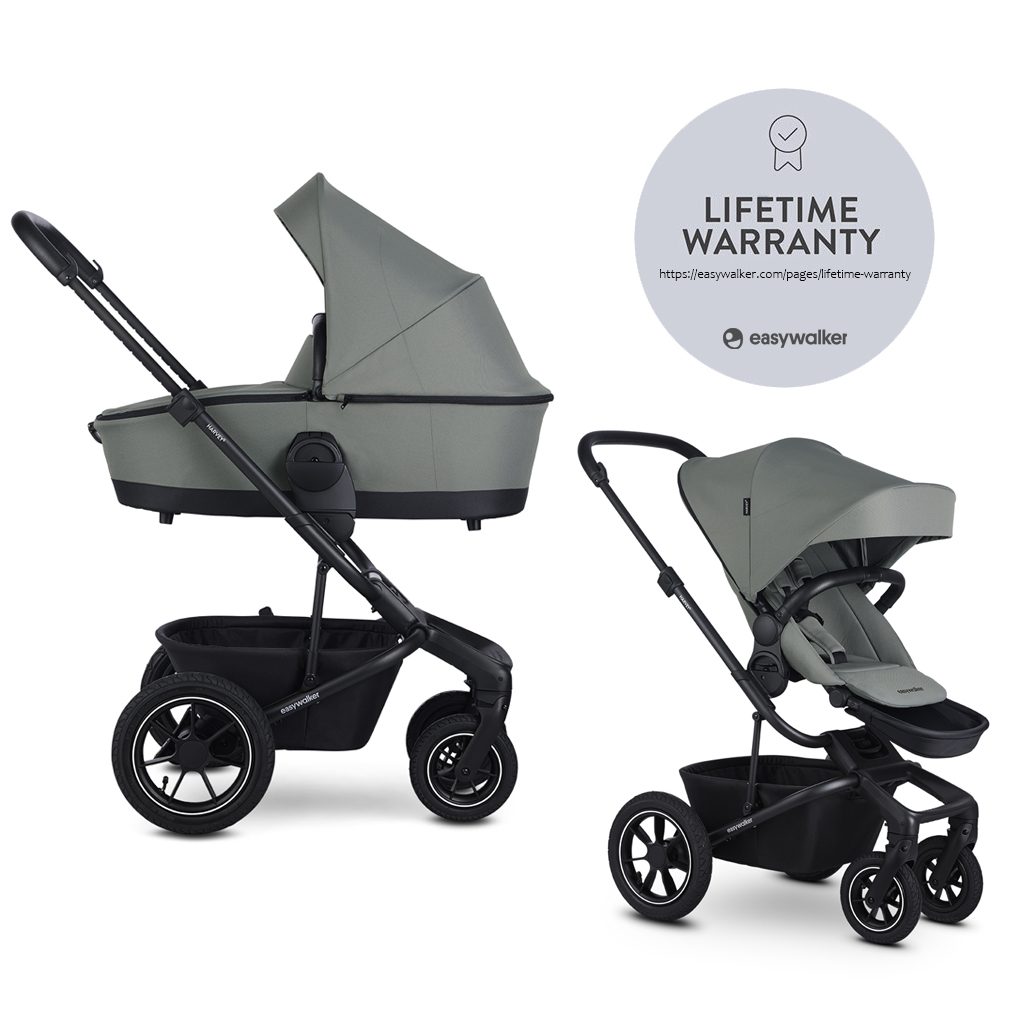EASYWALKER Kočík kombinovaný Harvey⁵ 2v1 Agave Green LITE AIR – Obrázok 2