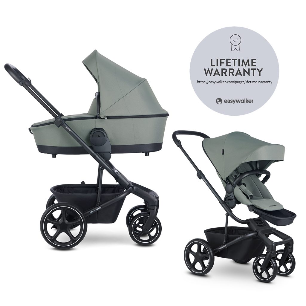 EASYWALKER Kočík kombinovaný Harvey⁵ 2v1 Agave Green LITE RWS – Obrázok 2
