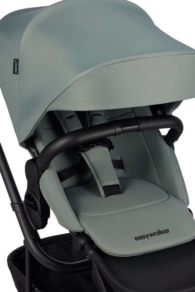 EASYWALKER Kočík kombinovaný Harvey⁵ 2v1 Agave Green LITE RWS + CYBEX Aton B2 i-Size + základňa – Obrázok 26
