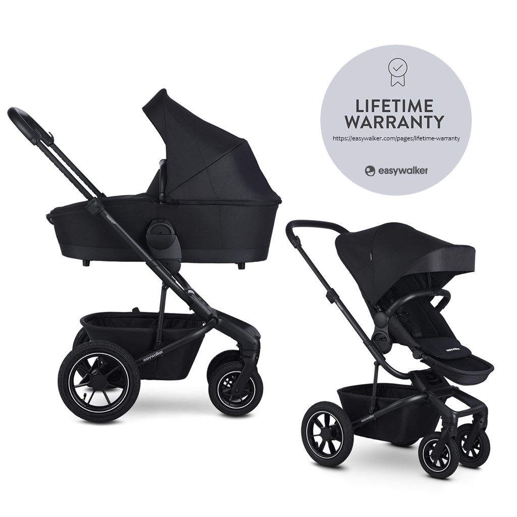 EASYWALKER Kočík kombinovaný Harvey⁵ 2v1 Midnight Black LITE AIR – Obrázok 2