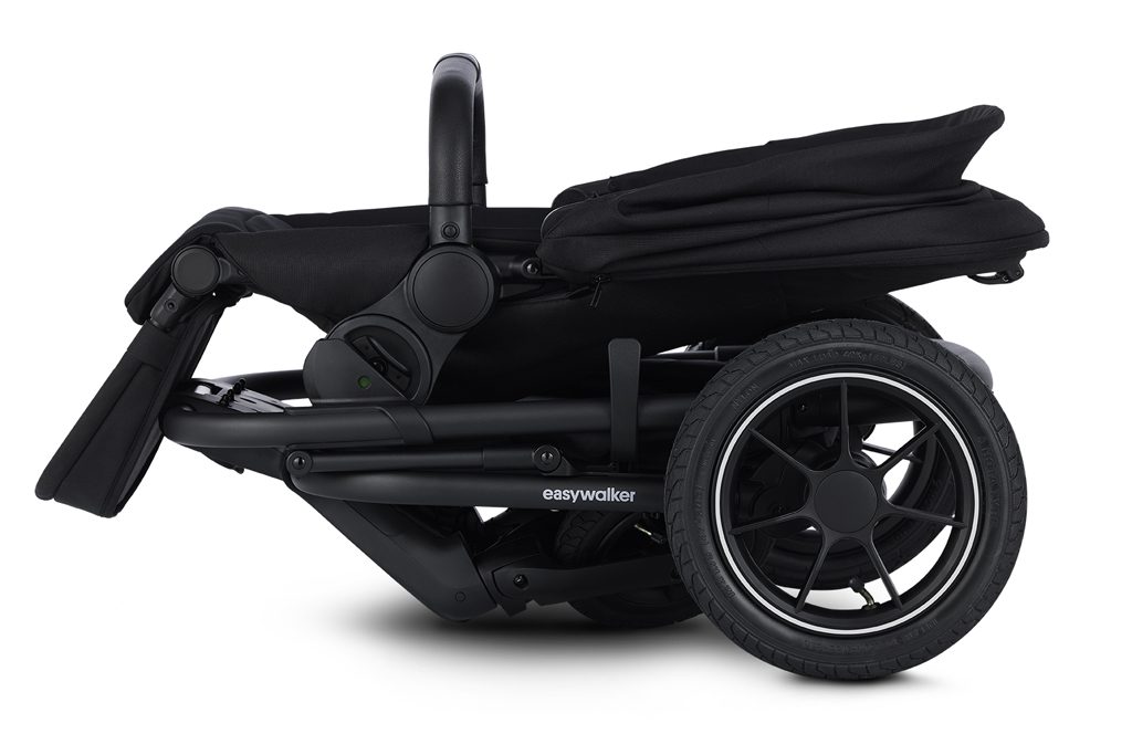 EASYWALKER Kočík kombinovaný Harvey⁵ 2v1 Midnight Black LITE AIR +CYBEX Aton B2 i-Size,základňa – Obrázok 11