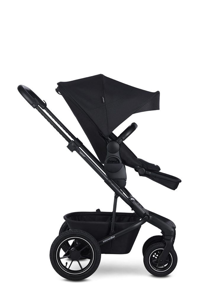 EASYWALKER Kočík kombinovaný Harvey⁵ 2v1 Midnight Black LITE AIR +CYBEX Aton B2 i-Size,základňa – Obrázok 8