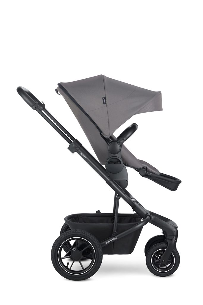 EASYWALKER Kočík kombinovaný Harvey⁵ 2v1 Pebble Grey LITE AIR + CYBEX Aton B2 i-Size + základňa – Obrázok 15