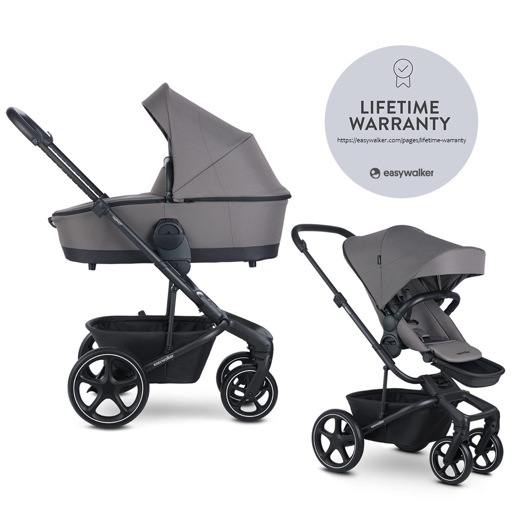 EASYWALKER Kočík kombinovaný Harvey⁵ 2v1 Pebble Grey LITE RWS – Obrázok 2
