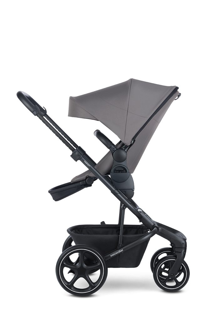 EASYWALKER Kočík kombinovaný Harvey⁵ 2v1 Pebble Grey LITE RWS + CYBEX Aton B2 i-Size + základňa – Obrázok 11