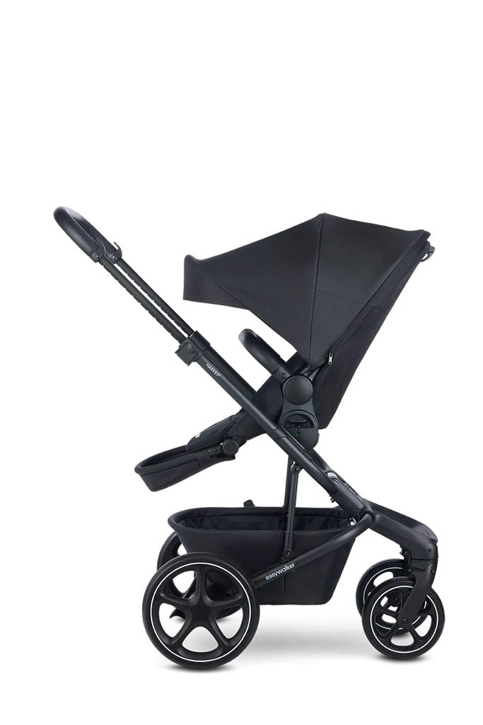EASYWALKER Kočík kombinovaný Harvey⁵ Midnight Black XXL RWS + CYBEX Aton B2 i-Size + základňa – Obrázok 10