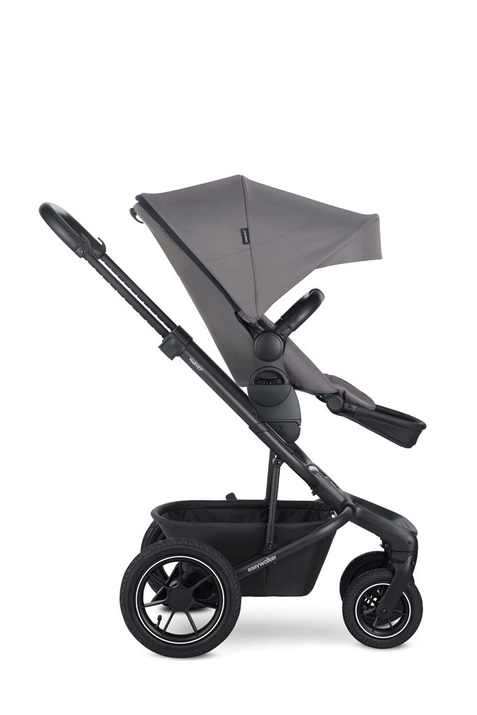 EASYWALKER Kočík kombinovaný Harvey⁵ Pebble Grey XXL AIR + CYBEX Aton B2 i-Size + základňa – Obrázok 16
