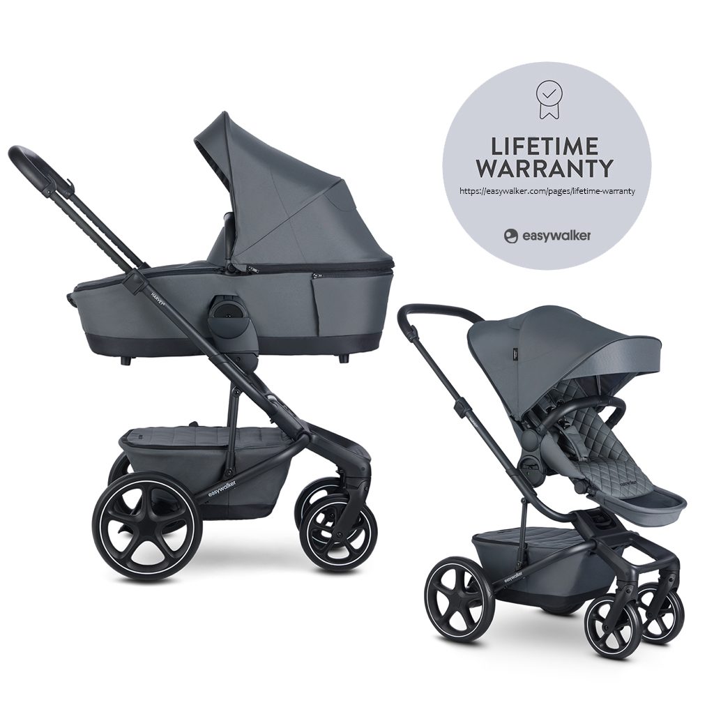 EASYWALKER Kočík kombinovaný Harvey⁵ Premium 2v1 Mineral Grey LITE RWS – Obrázok 2