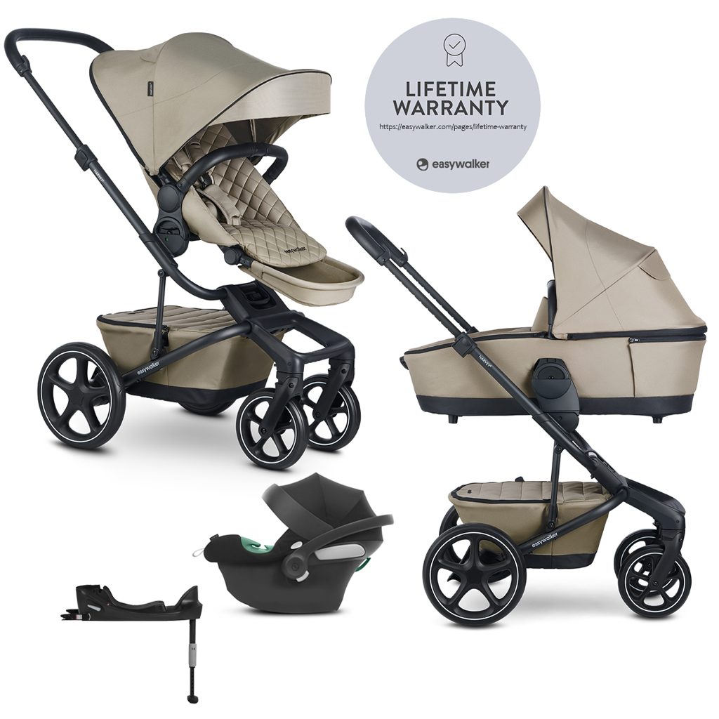 EASYWALKER Kočík kombinovaný Harvey⁵ Premium 2v1 Pearl Taupe LITE RWS + CYBEX Aton B2 i-Size – Obrázok 2