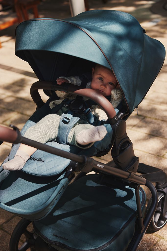 EASYWALKER Kočík kombinovaný Harvey⁵ Premium Jade Green XXL AIR + CYBEX Aton B2 i-Size – Obrázok 34