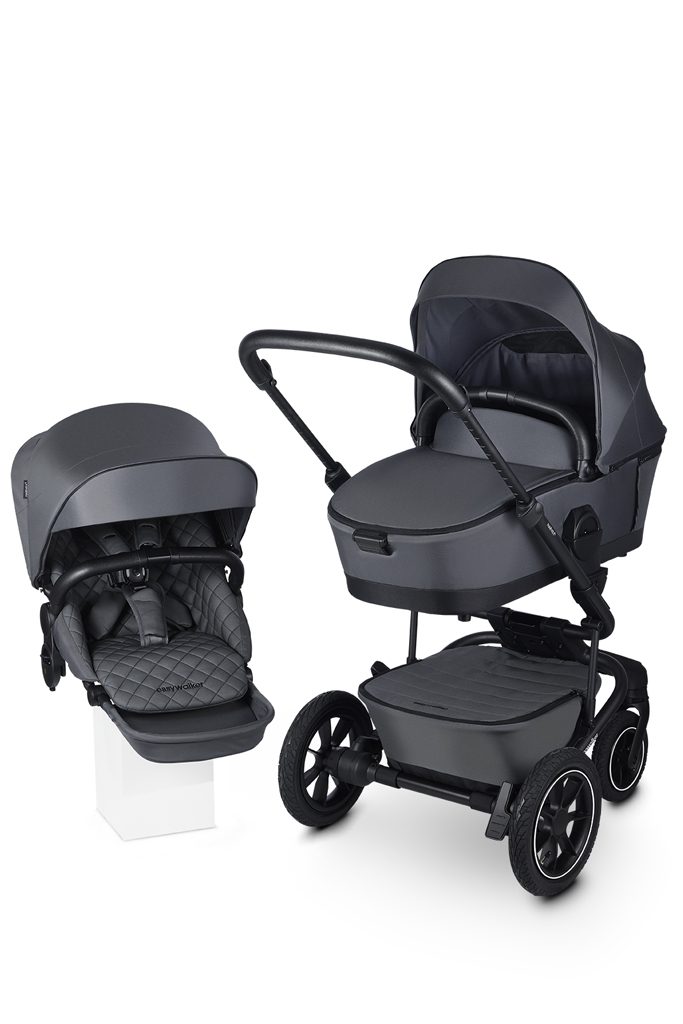EASYWALKER Kočík kombinovaný Harvey⁵ Premium Mineral Grey XXL AIR – Obrázok 2
