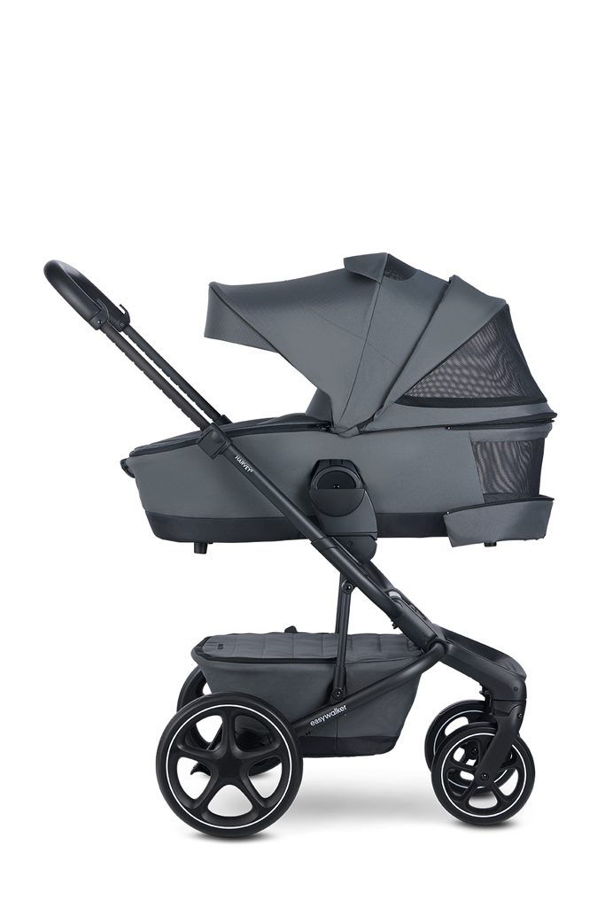 EASYWALKER Kočík kombinovaný Harvey⁵ Premium Mineral Grey XXL RWS + CYBEX Aton B2 i-Size – Obrázok 21