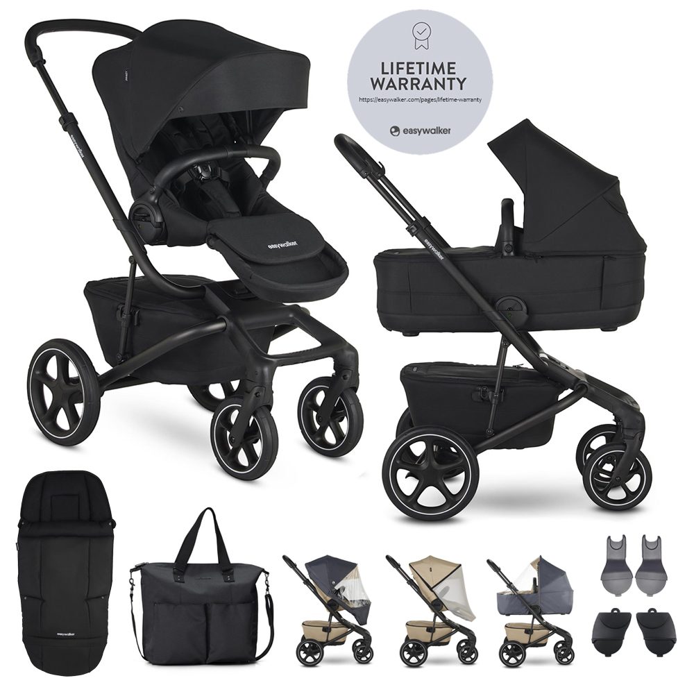 EASYWALKER Kočík kombinovaný Jimmey Pepper Black XXL RWS