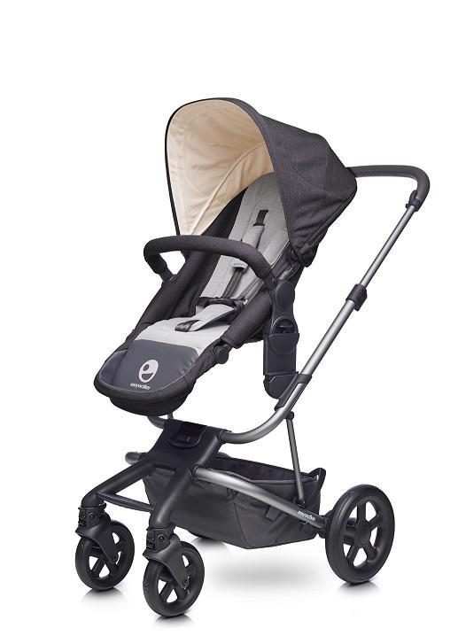 EASYWALKER Kočík športový Harvey Coal Black – Obrázok 6