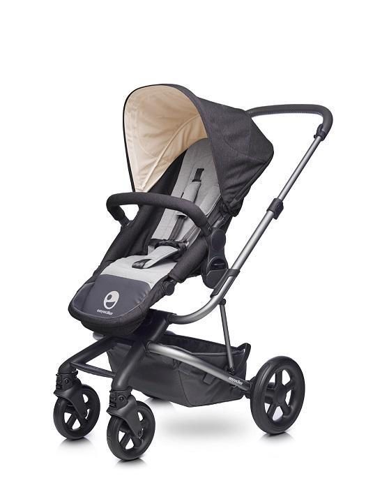 EASYWALKER Kočík športový Harvey Coal Black – Obrázok 7