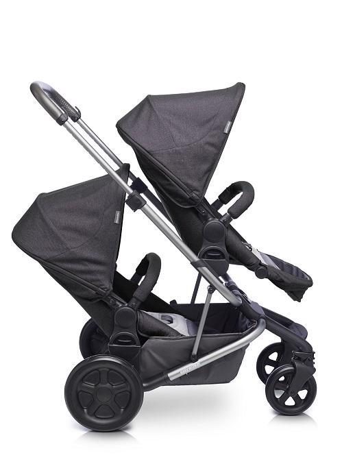 EASYWALKER Kočík športový Harvey Coal Black – Obrázok 8
