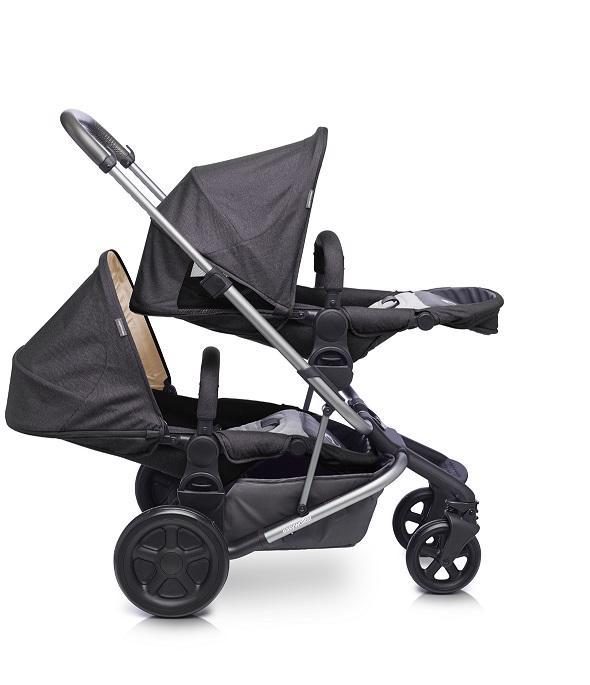 EASYWALKER Kočík športový Harvey Coal Black – Obrázok 9