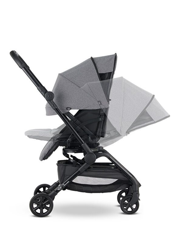 EASYWALKER Kočík športový MINI by EASYWALKER Turn Soho Grey – Obrázok 5