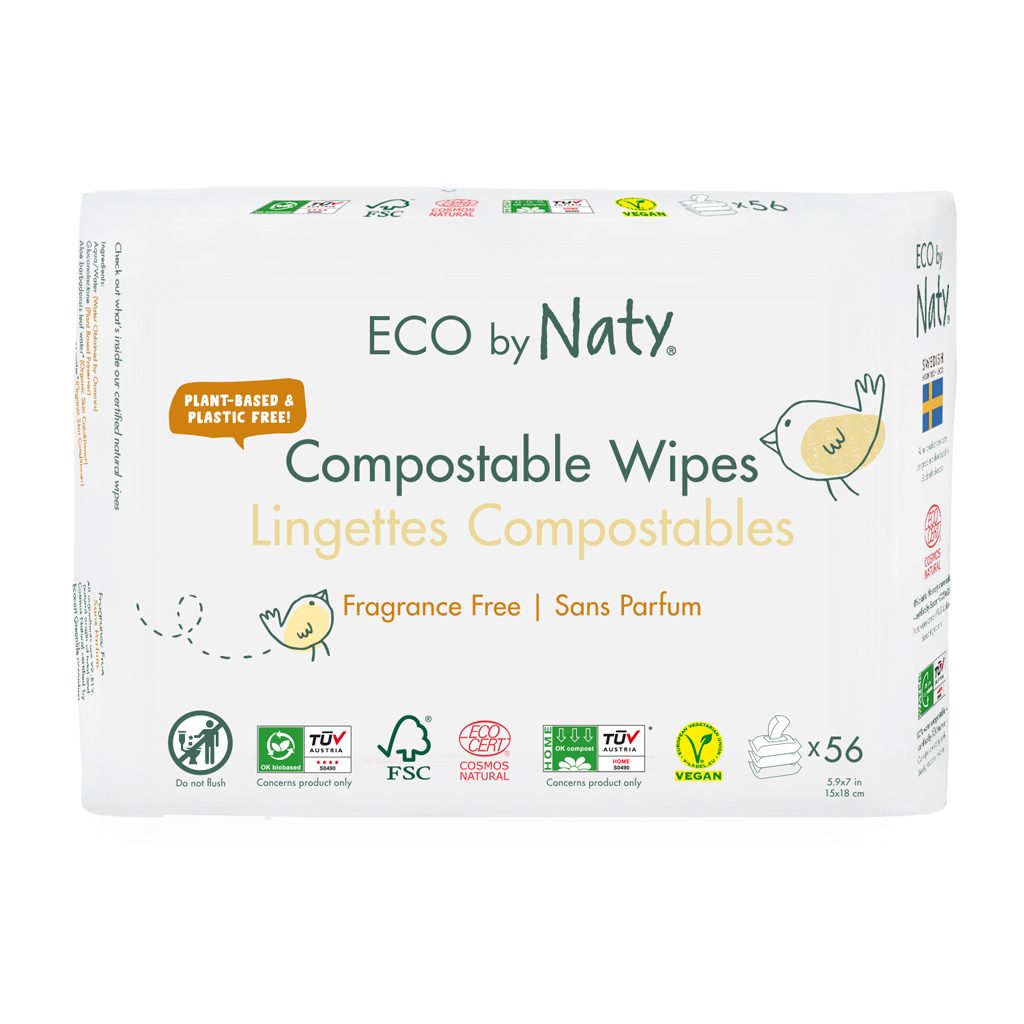 ECO BY NATY Detské vlhčené obrúsky 3x56 ks