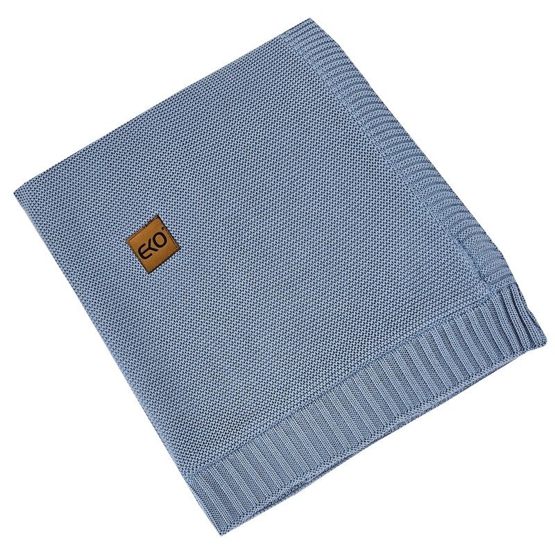 EKO Deka bambusová s velúrovou podšívkou Jeans 100x80 cm – Obrázok 3