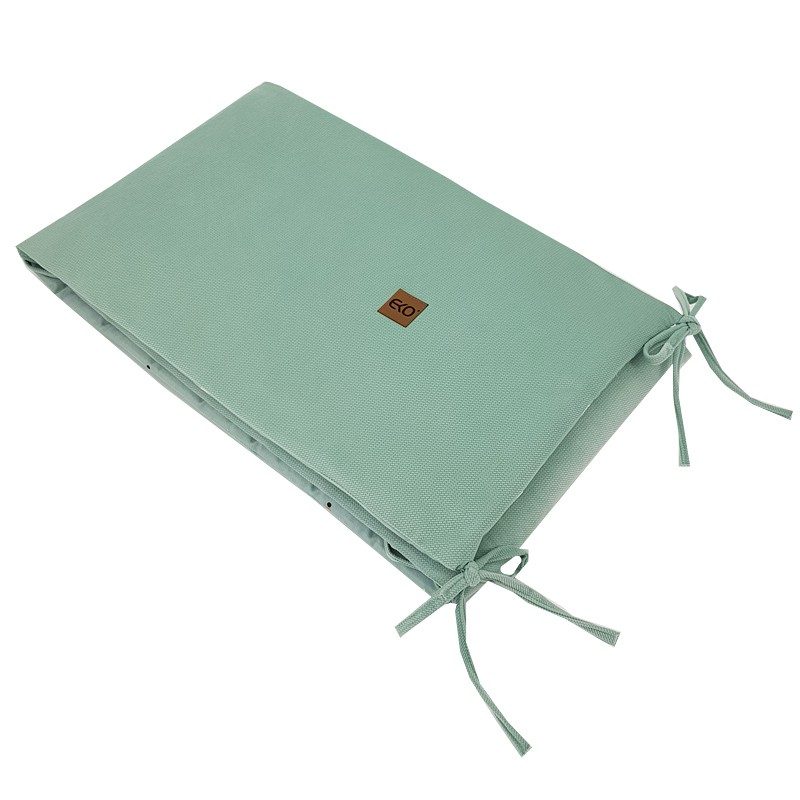 EKO Chránič do postieľky VELVET Dogs Mint 360x35 cm – Obrázok 4