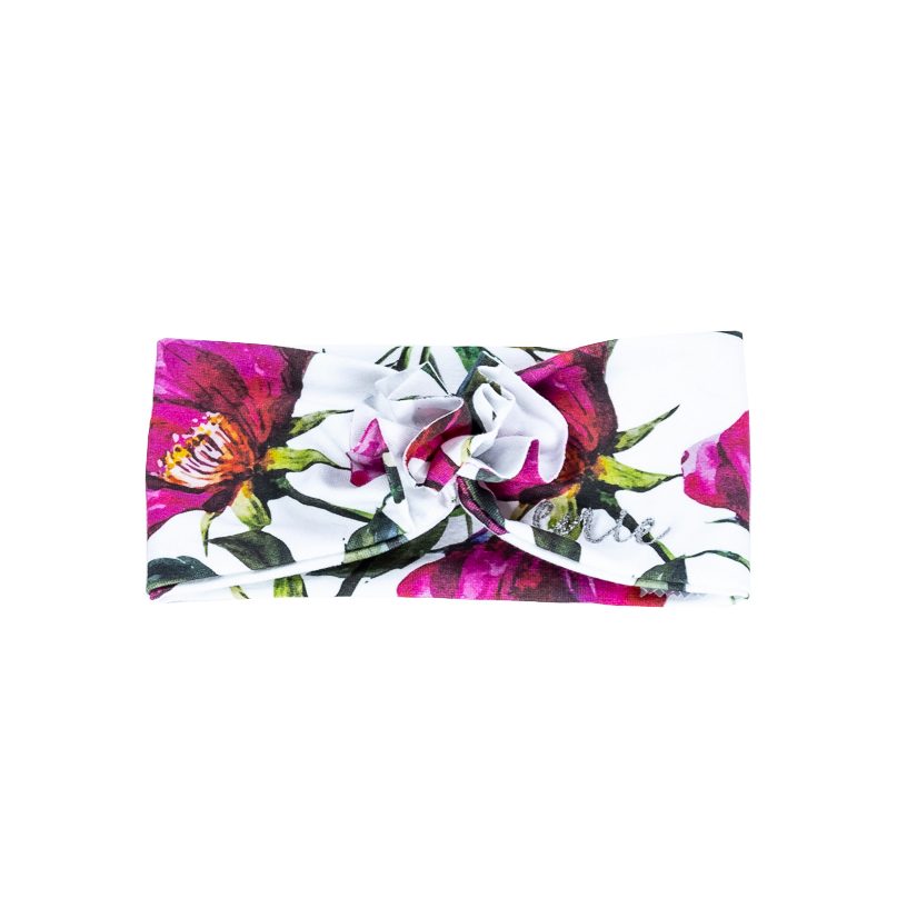 ENIE BABY Čelenka detská Happy Flowers dievča 0-3m – Obrázok 3
