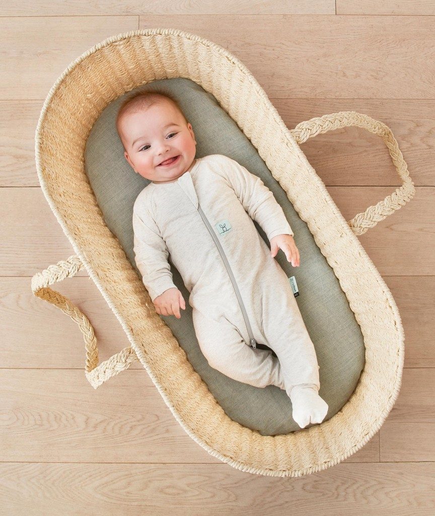ERGOPOUCH Overal na spanie organická bavlna Layers Grey Marle 3-6 m, max 8 kg, 0,2 tog – Obrázok 4
