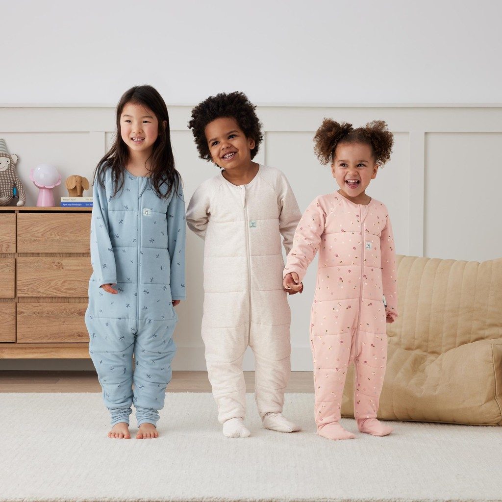 ERGOPOUCH Overal na spanie organická bavlna Onesie Oatmeal Marle 2-3 r, 2,5tog – Obrázok 9