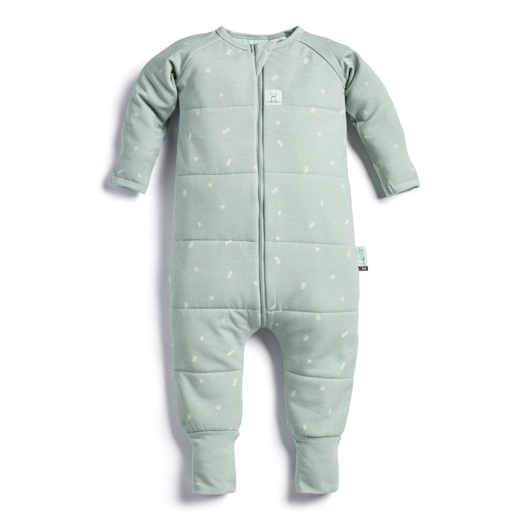 ERGOPOUCH Overal na spanie organická bavlna Onesie Sage 12-24 m, 2,5tog – Obrázok 2