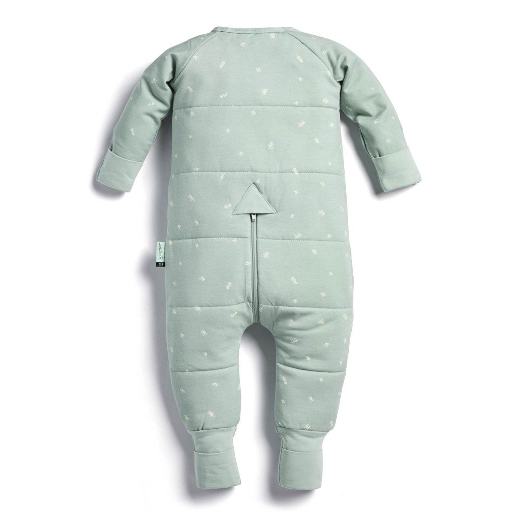 ERGOPOUCH Overal na spanie organická bavlna Onesie Sage 12-24 m, 2,5tog – Obrázok 3
