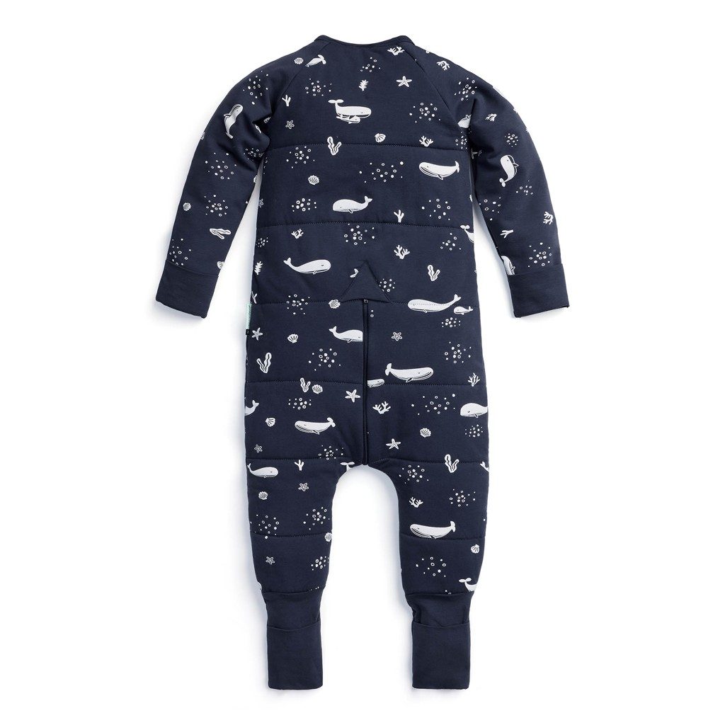 ERGOPOUCH Overal na spanie organická bavlna Onesie Whale 12-24 m, 2,5tog – Obrázok 3