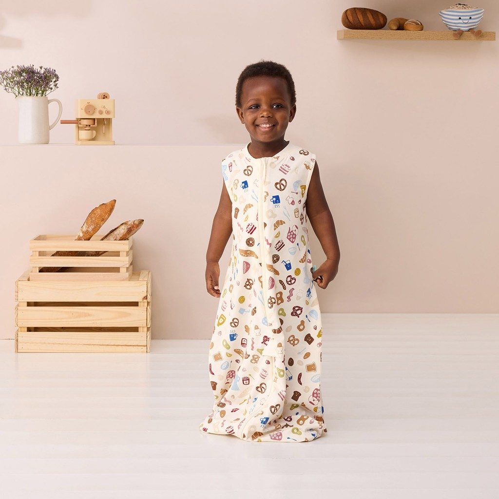 ERGOPOUCH Vak a overal na spanie 2v1 organická bavlna Suit Bon Appetit 8-24 m, 8-14 kg, 0,2 tog – Obrázok 4