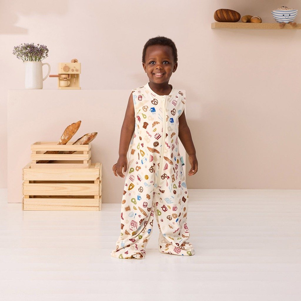 ERGOPOUCH Vak a overal na spanie 2v1 organická bavlna Suit Bon Appetit 8-24 m, 8-14 kg, 0,2 tog – Obrázok 5