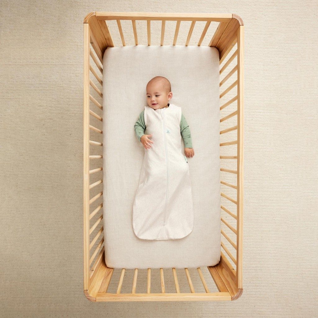 ERGOPOUCH Vak na spanie organická bavlna Jersey Oatmeal Marle 8-24 m, 8-14 kg, 0,2 tog – Obrázok 3
