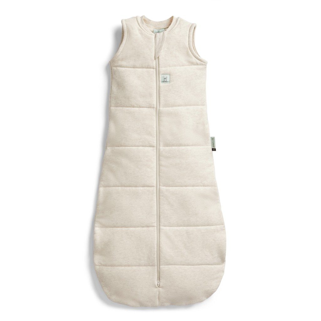 ERGOPOUCH Vak na spanie organická bavlna Jersey Oatmeal Marle 8-24 m, 8-14 kg, 2,5 tog – Obrázok 2