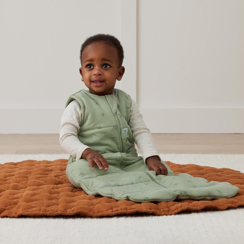 ERGOPOUCH Vak na spanie organická bavlna Jersey Willow 3-12 m, 6-10 kg, 2,5 tog – Obrázok 3