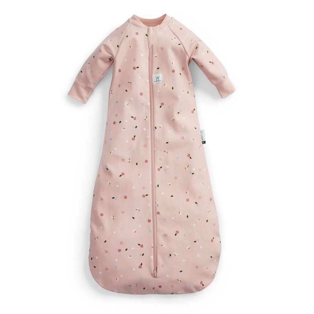 ERGOPOUCH Vak na spanie s rukávmi organická bavlna Jersey Daisies 3-12 m, 6-10 kg, 1 tog – Obrázok 2
