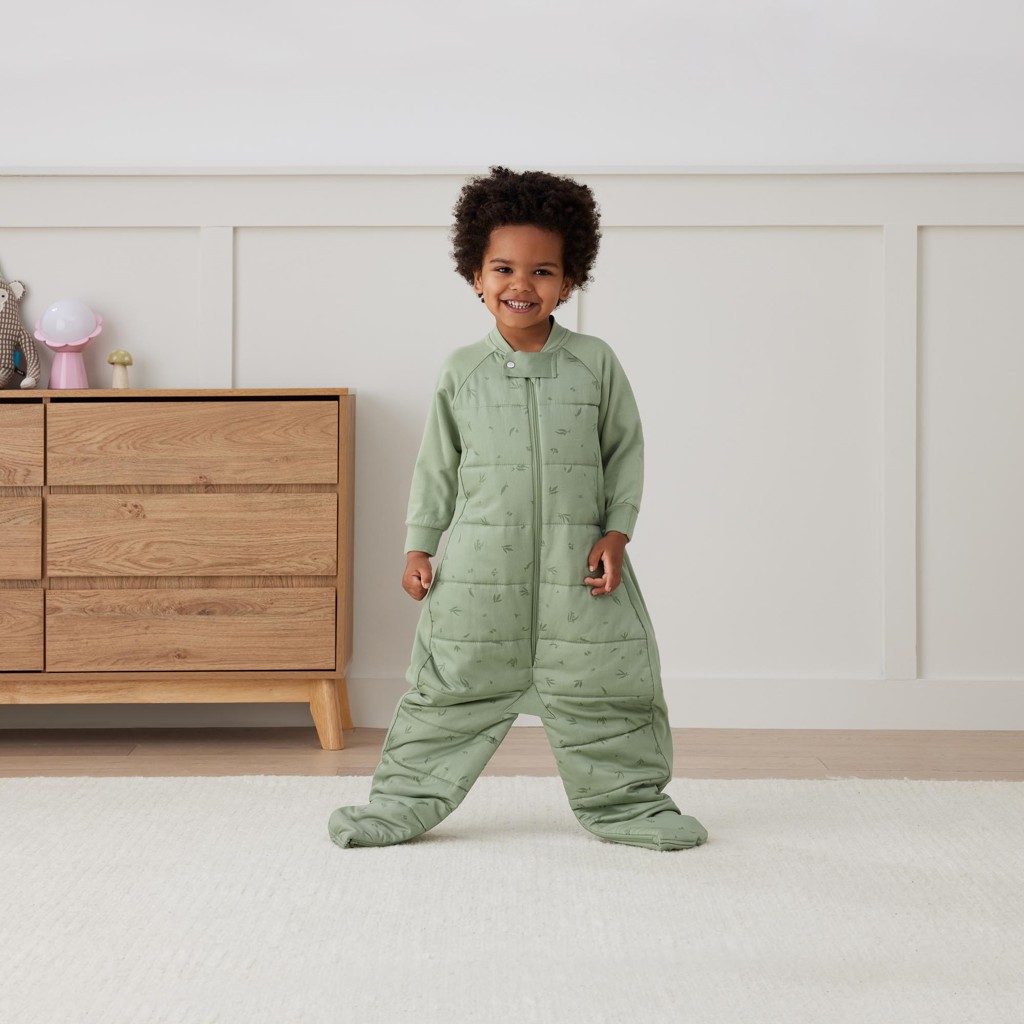 ERGOPOUCH Vak a overal na spanie 2v1 organická bavlna Suit Willow 3-12 m, 6-12 kg, 2,5 tog – Obrázok 5