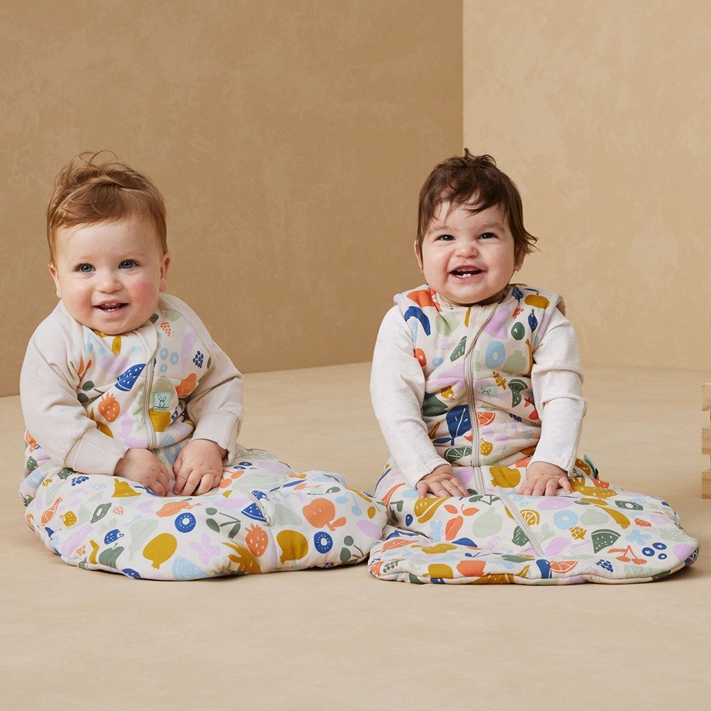 ERGOPOUCH Vak na spanie organická bavlna Jersey Fruit Salad 3-12 m, 6-10 kg, 2,5 tog – Obrázok 4