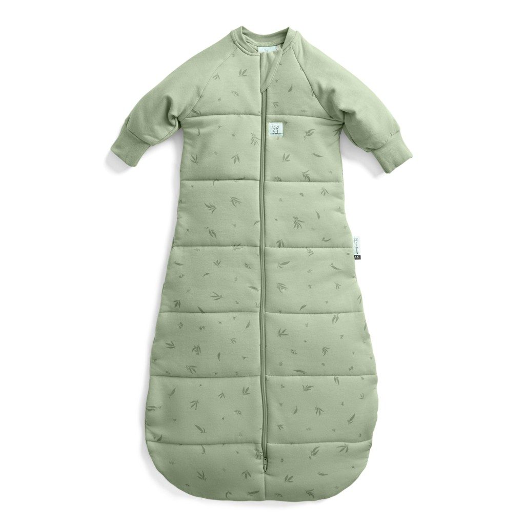 ERGOPOUCH Vak na spanie s rukávmi organická bavlna Jersey Willow 3-12 m, 6-10 kg, 2,5 tog – Obrázok 2