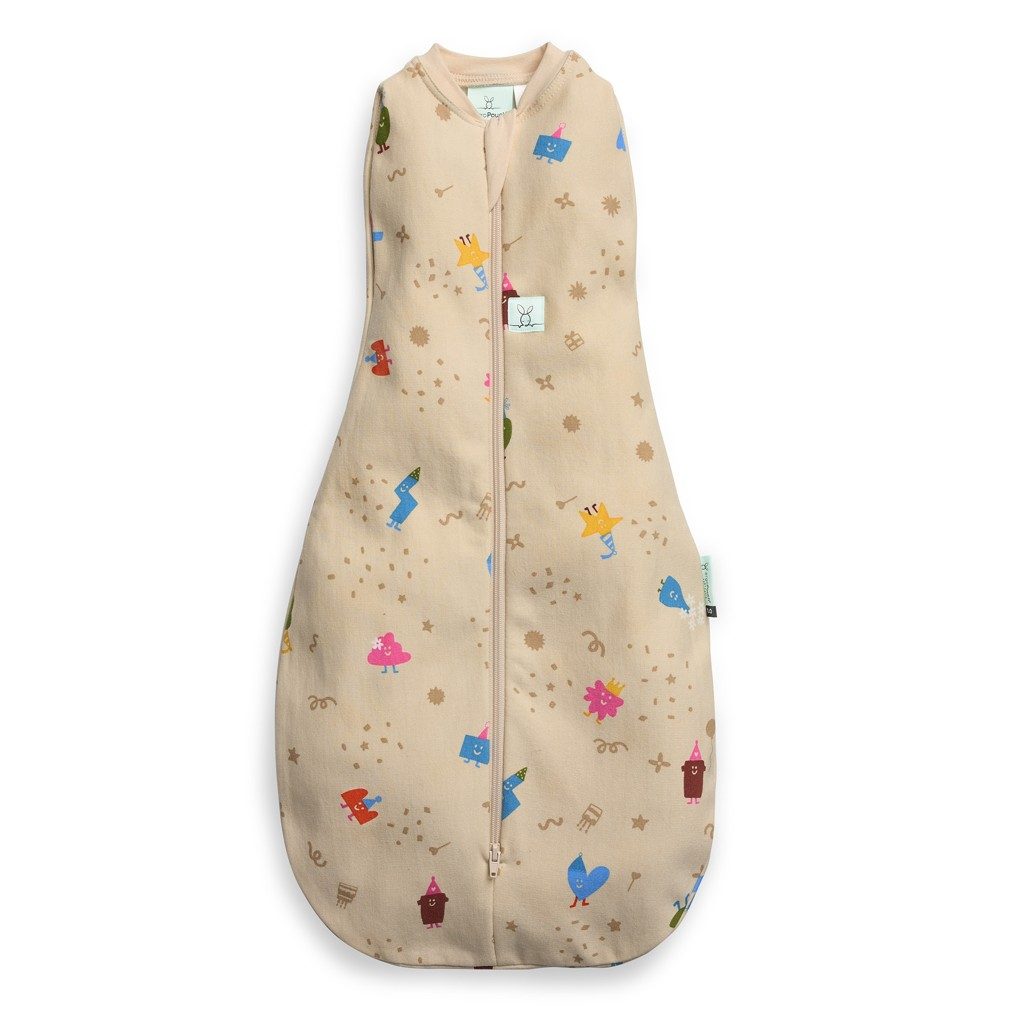 ERGOPOUCH Zavinovačka a vak na spanie 2v1 Cocoon Birthday Blobs 6-12 m, 8-10 kg, 1 tog – Obrázok 2