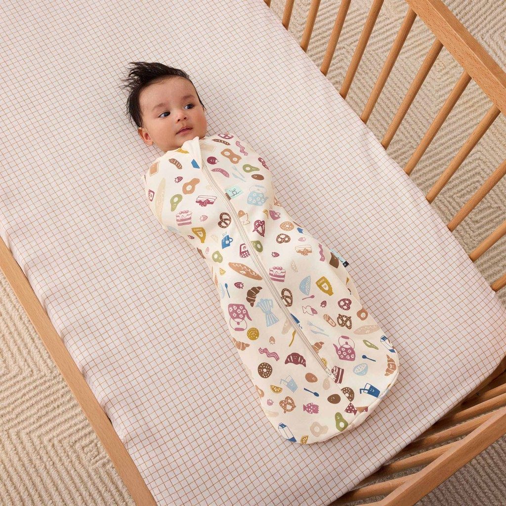 ERGOPOUCH Zavinovačka a vak na spanie 2v1 Cocoon Bon Appetit 6-12 m, 8-10 kg, 0,2 tog – Obrázok 6