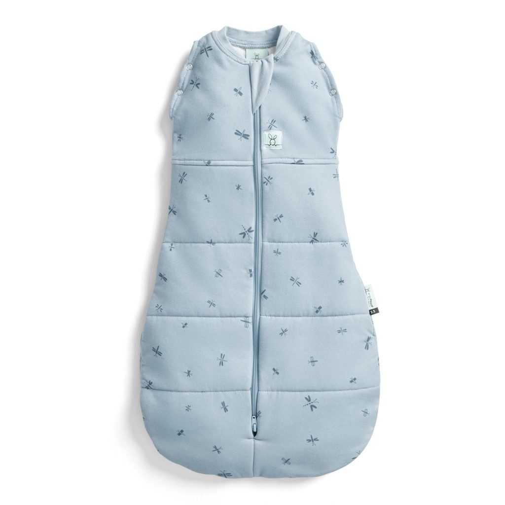 ERGOPOUCH Zavinovačka a vak na spanie 2v1 Cocoon Dragonflies 0-3 m, 3-6 kg, 2,5 tog – Obrázok 3